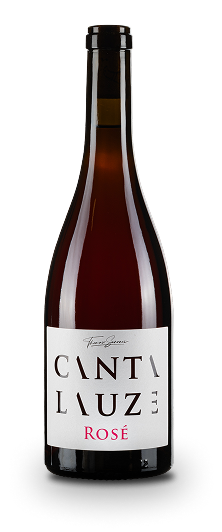 Bouteille de vin rosé Canta Lauze