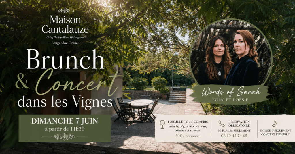 Brunch et concert dans les vignes, Maison Cantalauze.